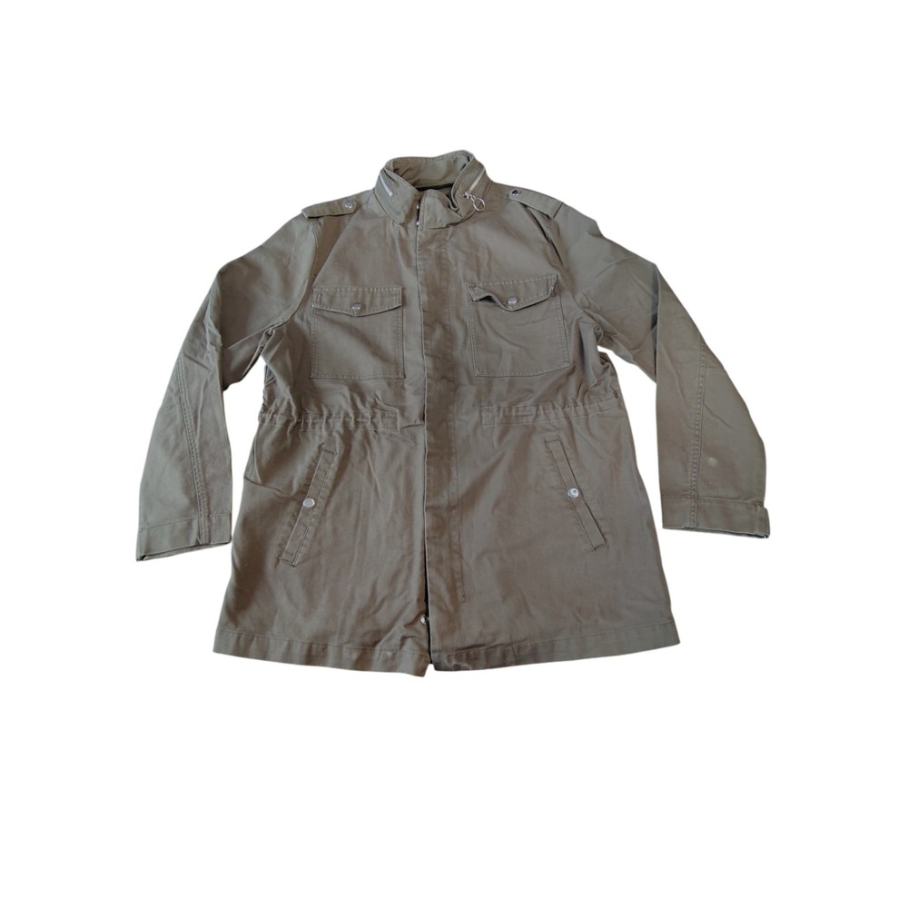 Forever 21 green military jacket coat mens XL